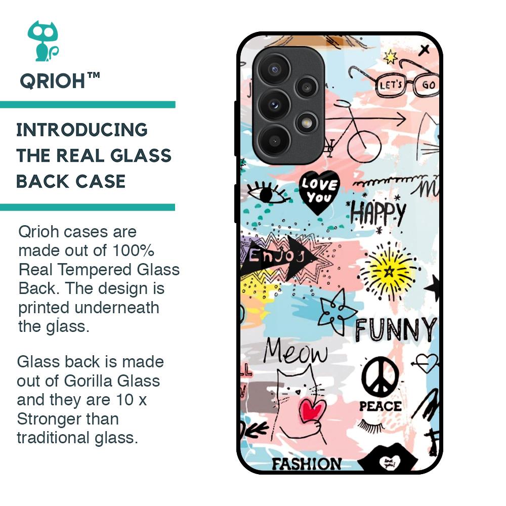 Just For You Glass Case For Samsung Galaxy A23