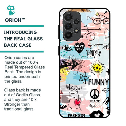 Just For You Glass Case For Samsung Galaxy A23