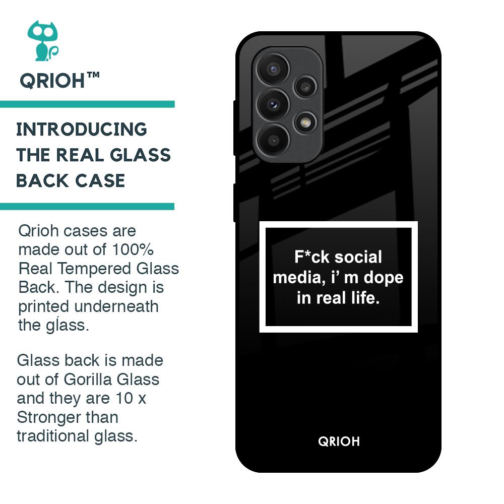 Dope In Life Glass Case for Samsung Galaxy A23