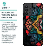 Retro Gorgeous Flower Glass Case for Samsung Galaxy A23