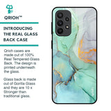 Green Marble Glass Case for Samsung Galaxy A23