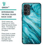 Ocean Marble Glass Case for Samsung Galaxy A23