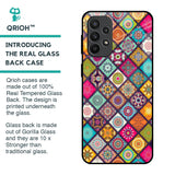Multicolor Mandala Glass Case for Samsung Galaxy A23