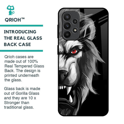 Wild Lion Glass Case for Samsung Galaxy A23