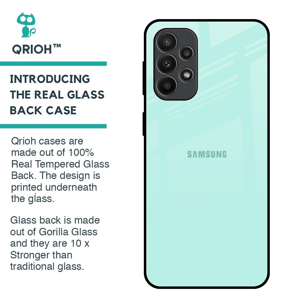 Teal Glass Case for Samsung Galaxy A23