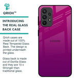 Magenta Gradient Glass Case For Samsung Galaxy A23