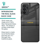 Grey Metallic Glass Case For Samsung Galaxy A23