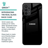 Jet Black Glass Case for Samsung Galaxy A23