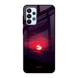 Morning Red Sky Samsung Galaxy A23 Glass Cases & Covers Online