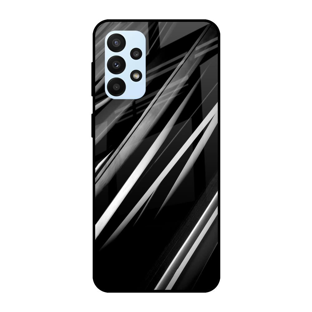 Black & Grey Gradient Samsung Galaxy A23 Glass Cases & Covers Online