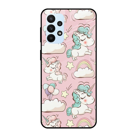 Balloon Unicorn Samsung Galaxy A23 Glass Cases & Covers Online
