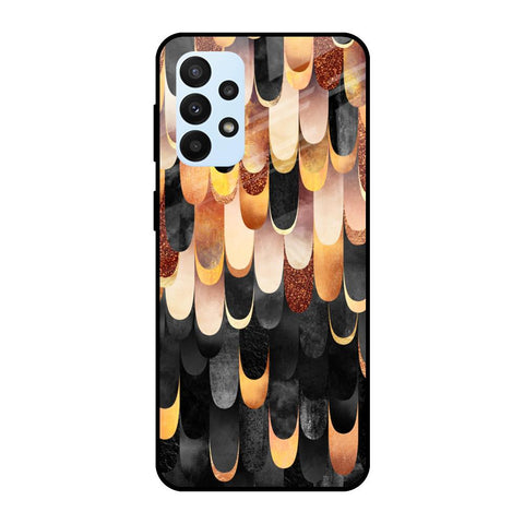 Bronze Abstract Samsung Galaxy A23 Glass Cases & Covers Online