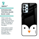 Cute Penguin Glass Case for Samsung Galaxy A23