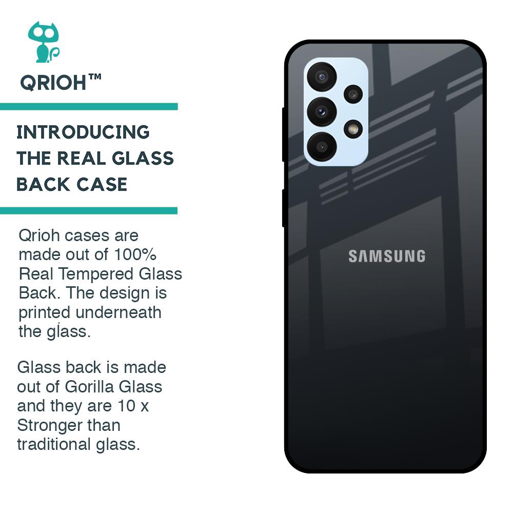 Stone Grey Glass Case For Samsung Galaxy A23