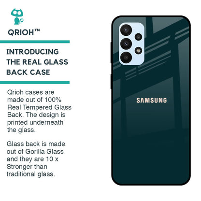 Hunter Green Glass Case For Samsung Galaxy A23