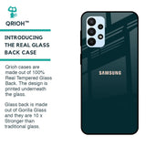 Hunter Green Glass Case For Samsung Galaxy A23