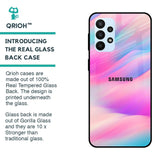 Colorful Waves Glass case for Samsung Galaxy A23