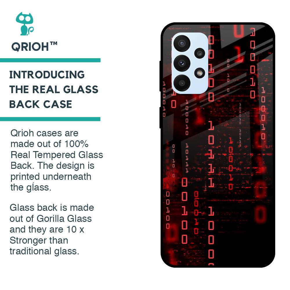 Let's Decode Glass Case For Samsung Galaxy A23