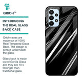 Black & Grey Gradient Glass Case For Samsung Galaxy A23