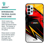 Race Jersey Pattern Glass Case For Samsung Galaxy A23