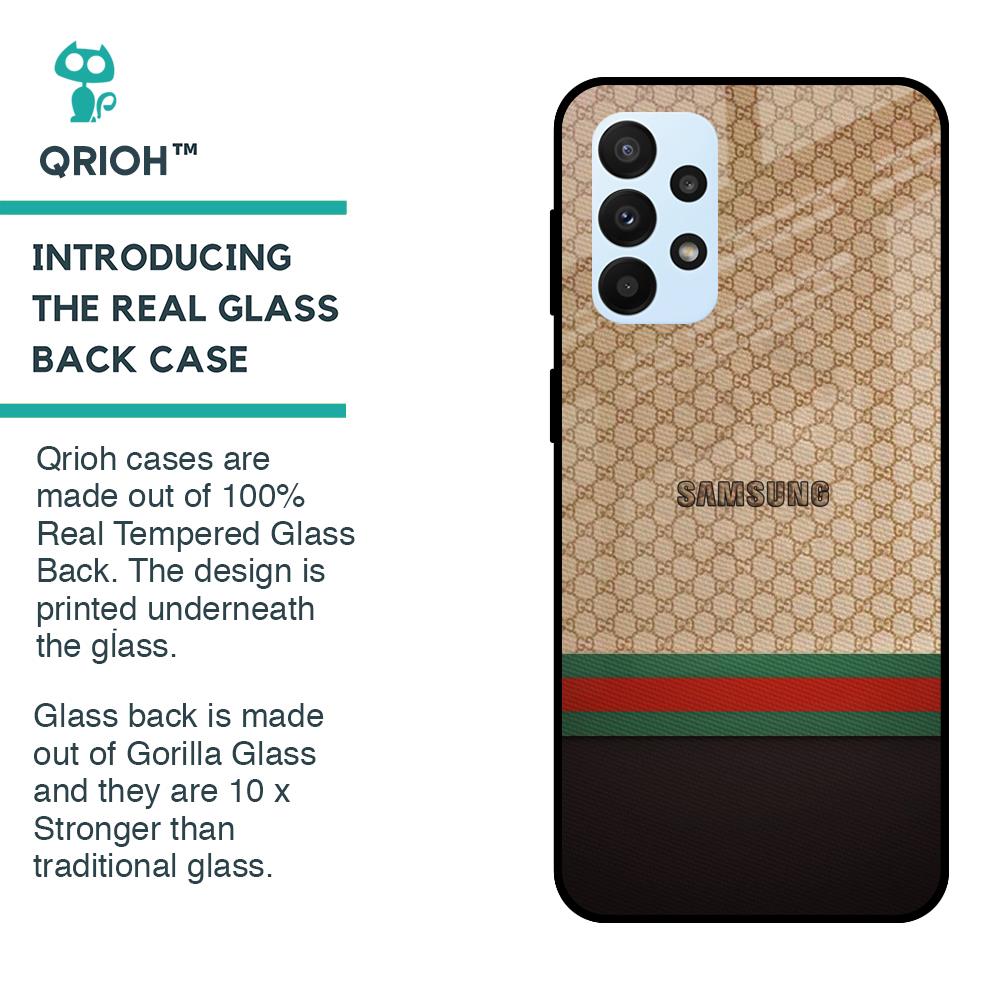 High End Fashion Glass case for Samsung Galaxy A23