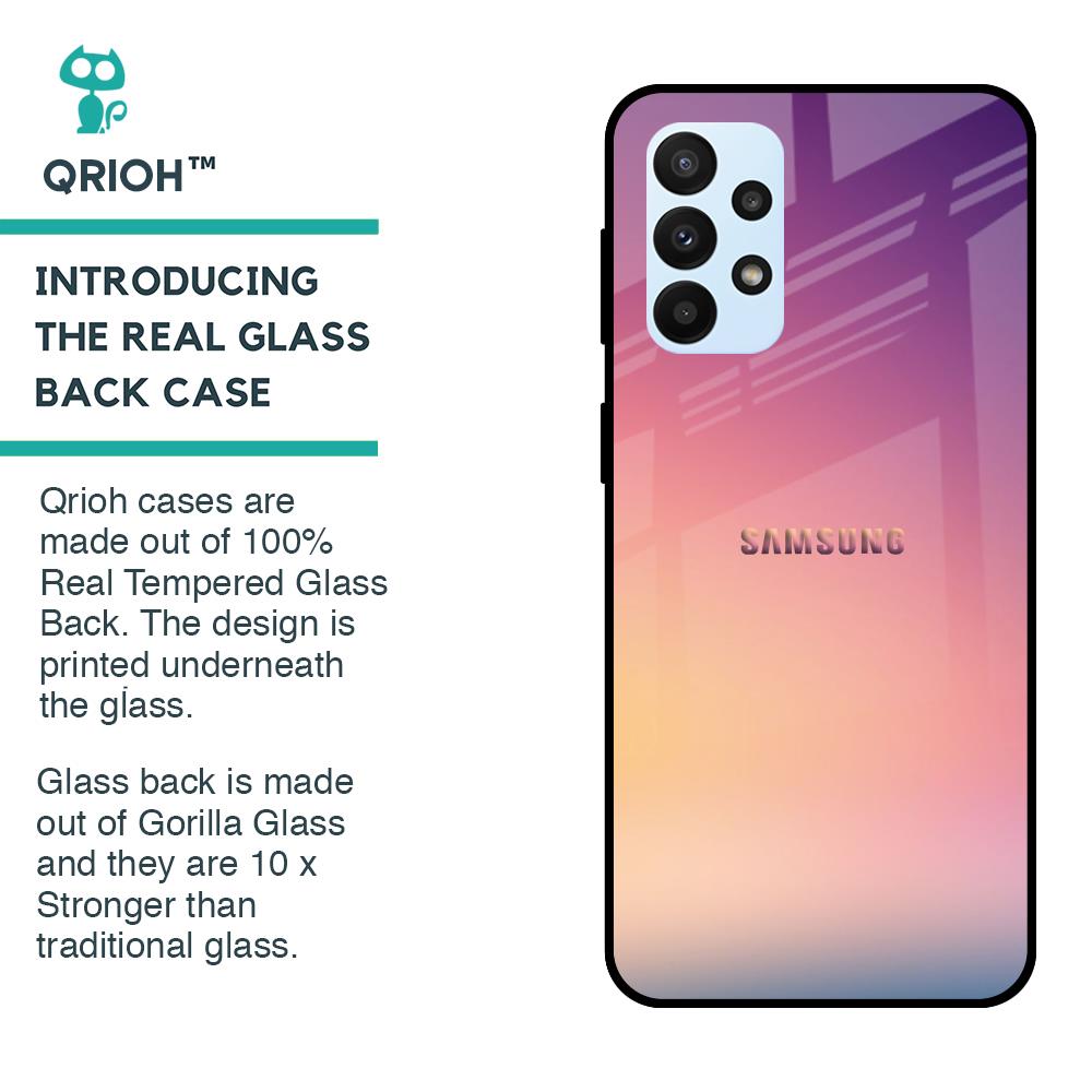 Lavender Purple Glass case for Samsung Galaxy A23