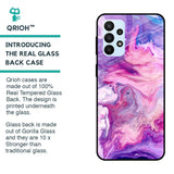 Cosmic Galaxy Glass Case for Samsung Galaxy A23