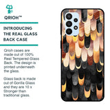 Bronze Abstract Glass Case for Samsung Galaxy A23