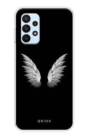 White Angel Wings Samsung Galaxy A23 Back Cover
