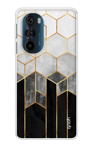 Hexagonal Pattern Motorola Edge 30 Pro Back Cover