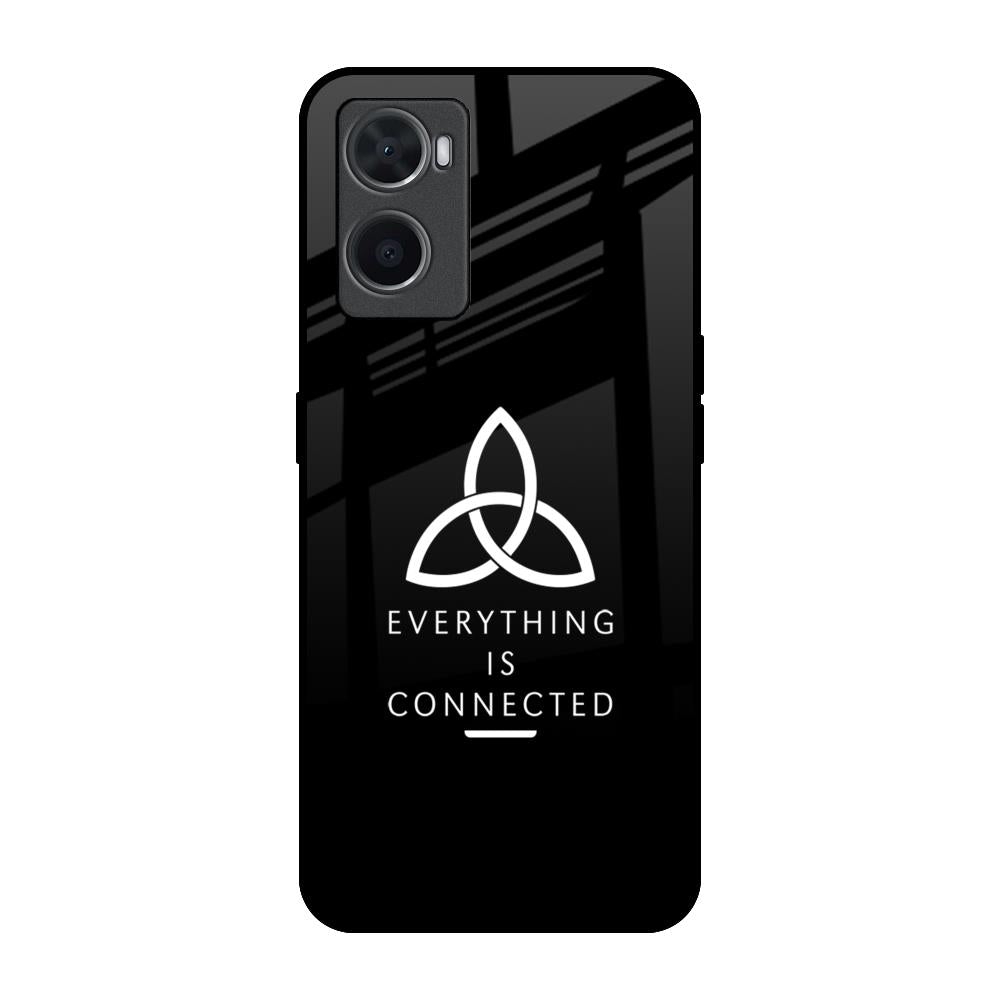 Everything Is Connected Oppo A96 Glass Back Cover Online