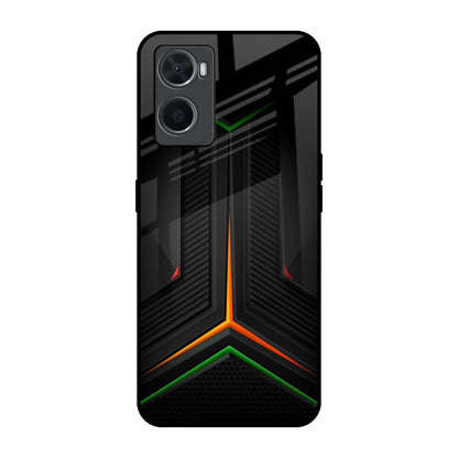 Modern Ultra Chevron Oppo A96 Glass Back Cover Online