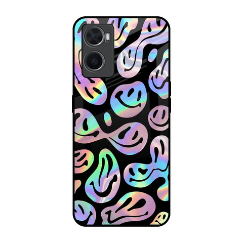 Acid Smile Oppo A96 Glass Back Cover Online
