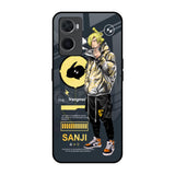 Cool Sanji Oppo A96 Glass Back Cover Online