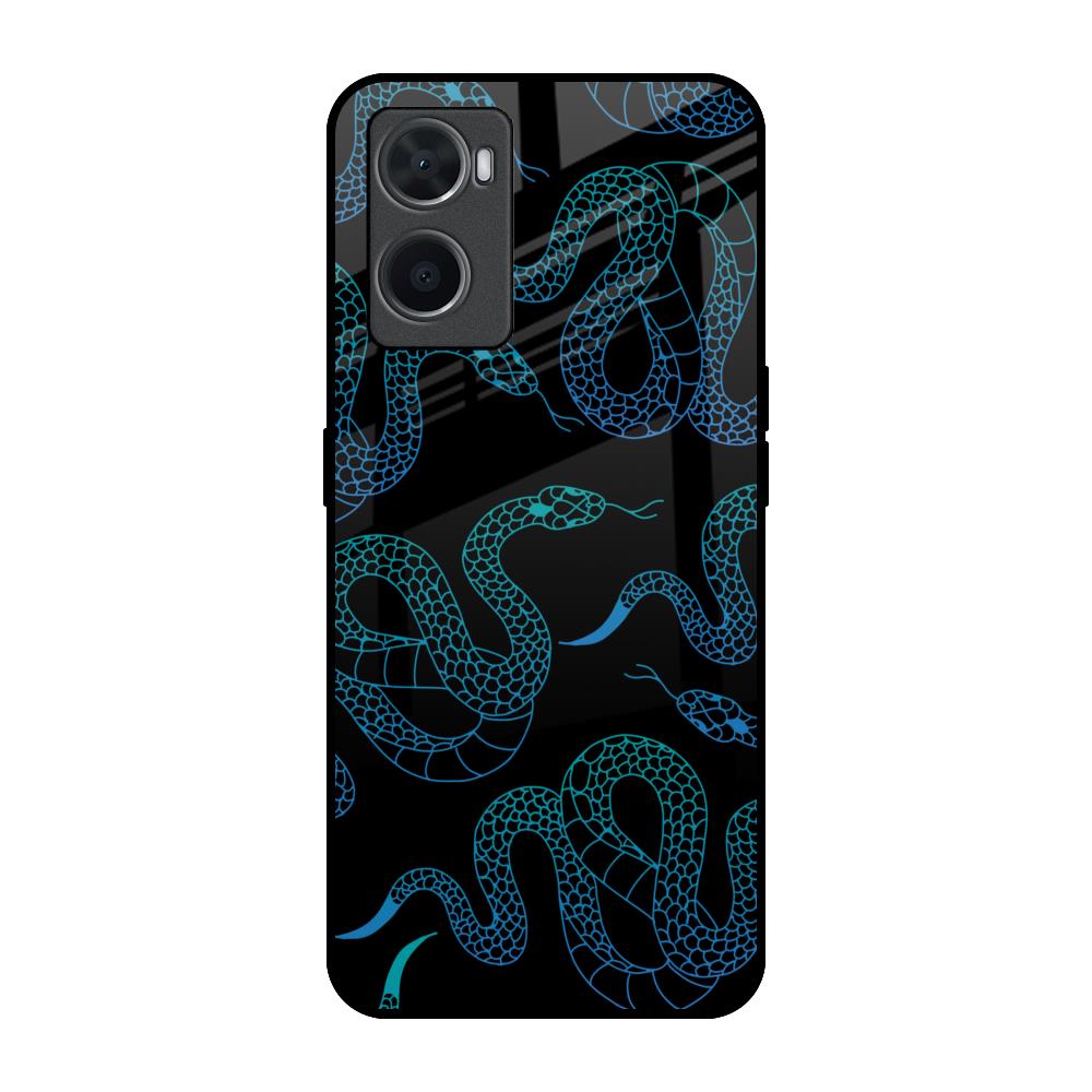 Serpentine Oppo A96 Glass Back Cover Online