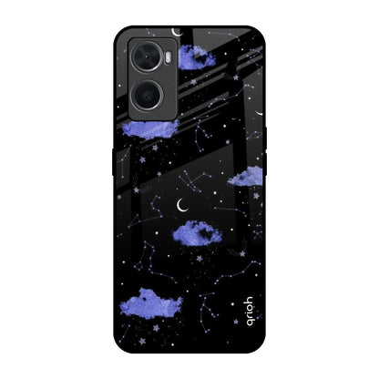 Constellations Oppo A96 Glass Back Cover Online