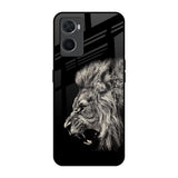 Brave Lion Oppo A96 Glass Back Cover Online