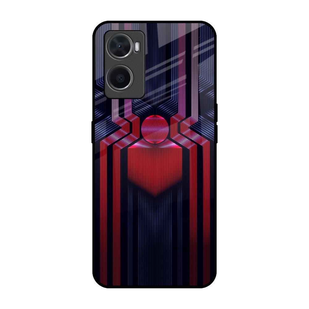Super Art Logo Oppo A96 Glass Back Cover Online