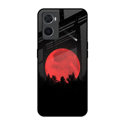 Moonlight Aesthetic Oppo A96 Glass Back Cover Online