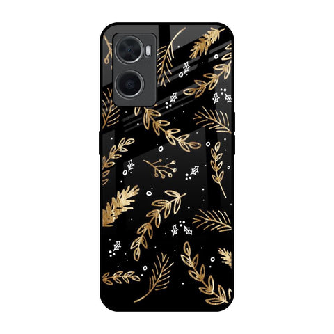 Autumn Leaves Oppo A96 Glass Back Cover Online
