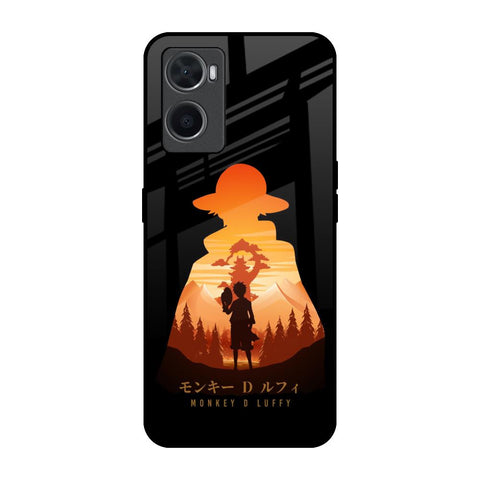 Luffy One Piece Oppo A96 Glass Back Cover Online