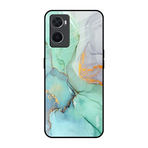 Green Marble Oppo A96 Glass Back Cover Online