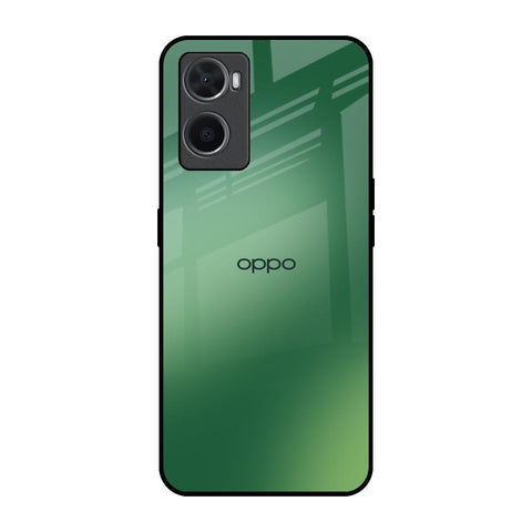 Green Grunge Texture Oppo A96 Glass Back Cover Online