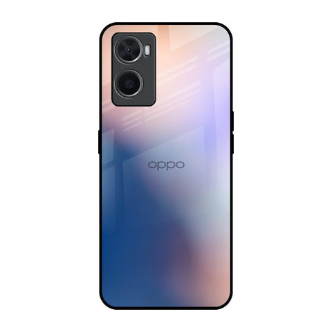 Blue Mauve Gradient Oppo A96 Glass Back Cover Online