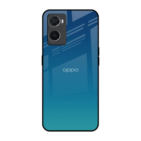 Celestial Blue Oppo A96 Glass Back Cover Online