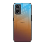 Rich Brown Oppo A96 Glass Back Cover Online