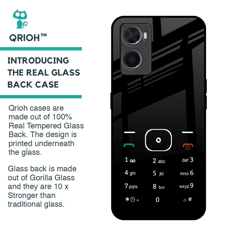 Classic Keypad Pattern Glass Case for Oppo A96
