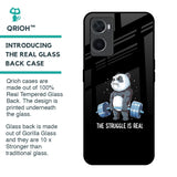 Real Struggle Glass Case for Oppo A96