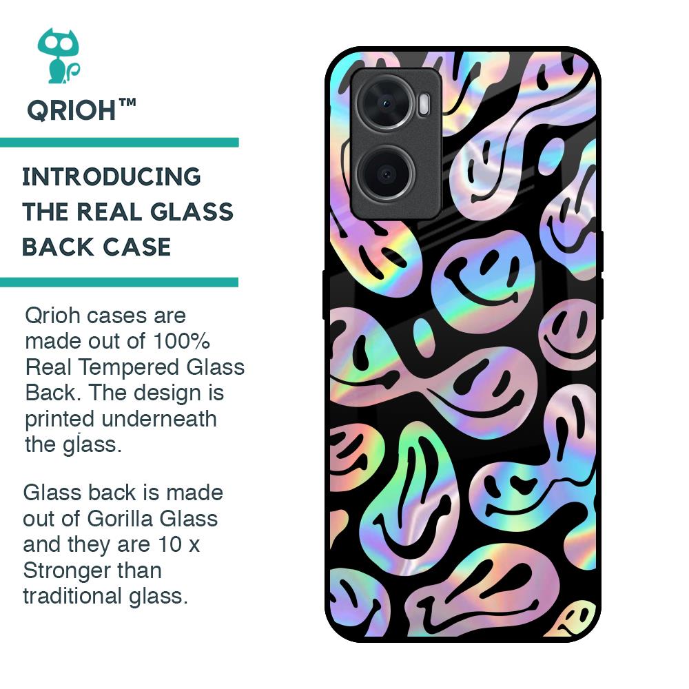 Acid Smile Glass Case for Oppo A96