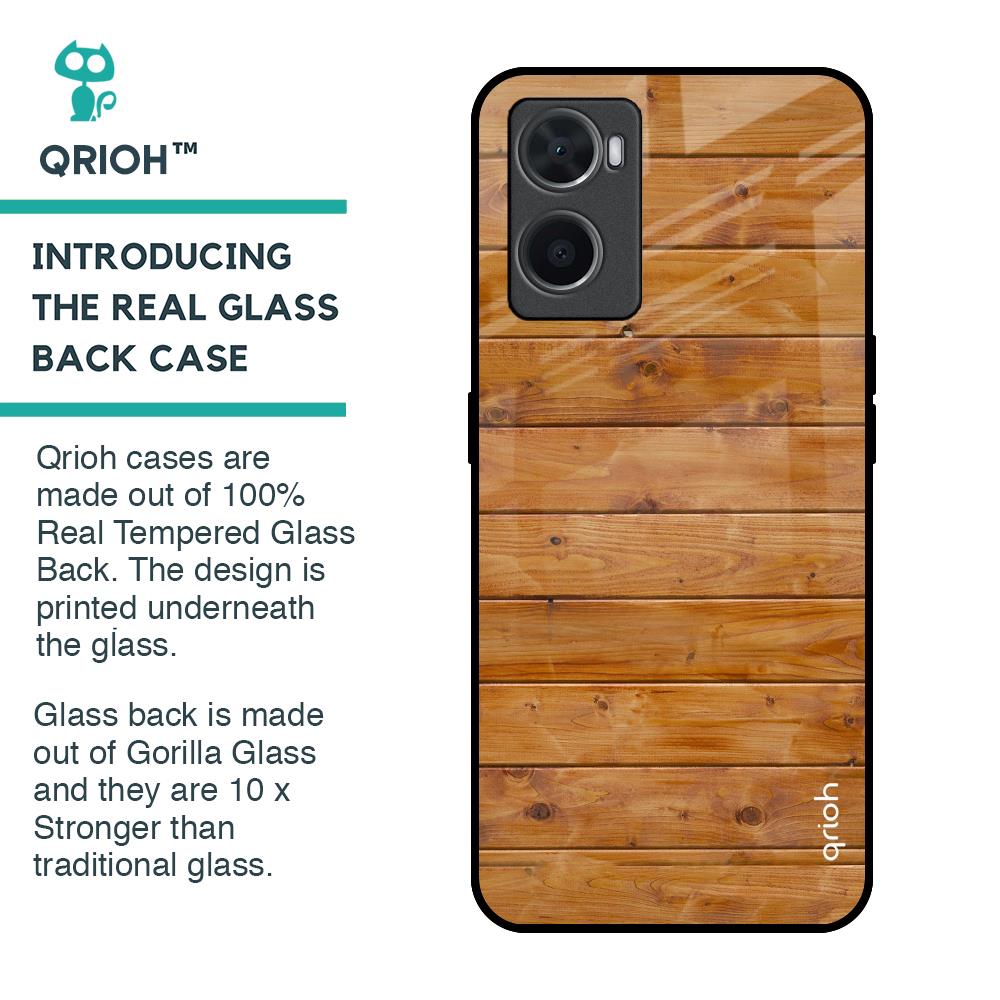 Timberwood Glass Case for Oppo A96